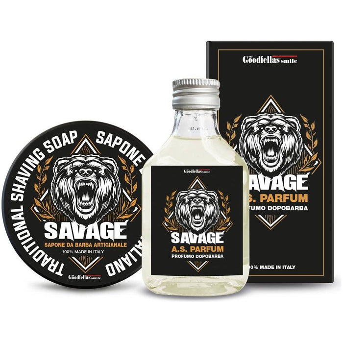 The Goodfellas? Smile Duo Set Savage. Shaving Soap and Aftershave 100ml