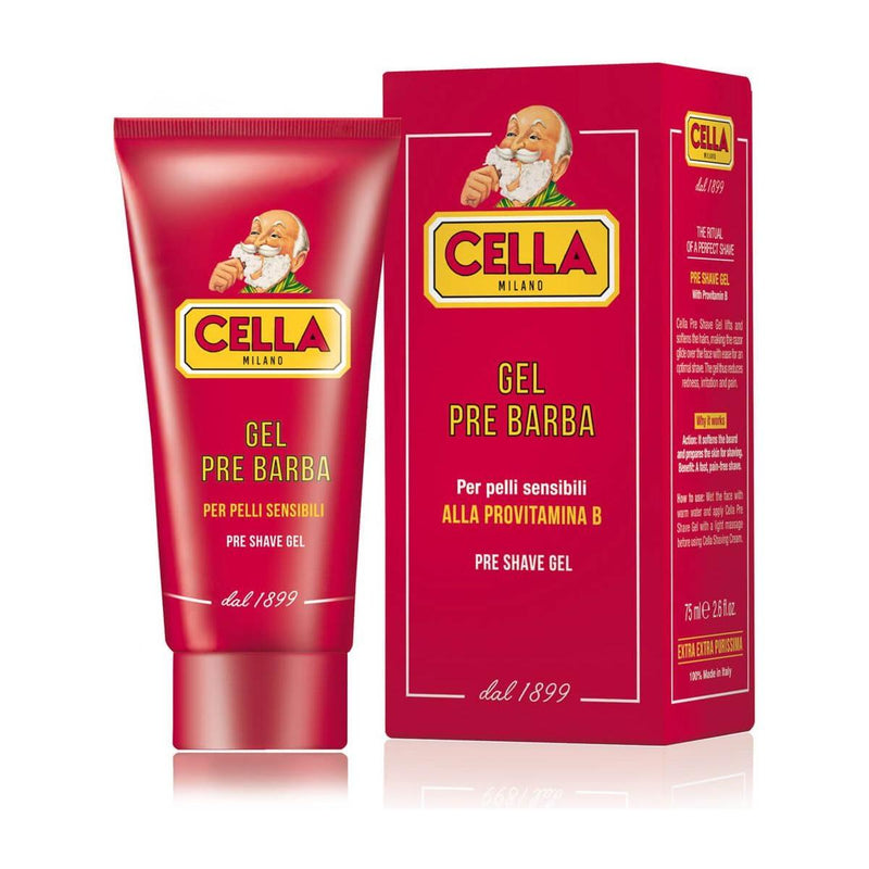 Cella Cella Pre Shave Gel 75ml Shaving & Grooming