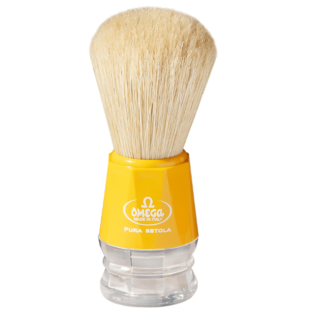 Omega Boar Shaving Brush Yellow #10018