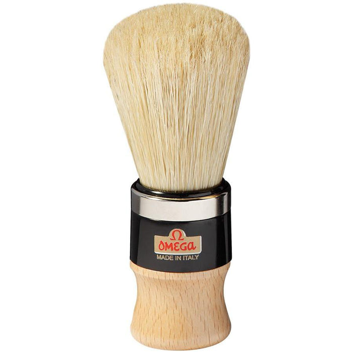 Omega Chrome Boar Bristle Shaving Brush #20102