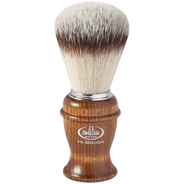 Omega Omega Hi-Brush Synthetic Shaving Brush #0146138 Shaving Brush Dim Gray