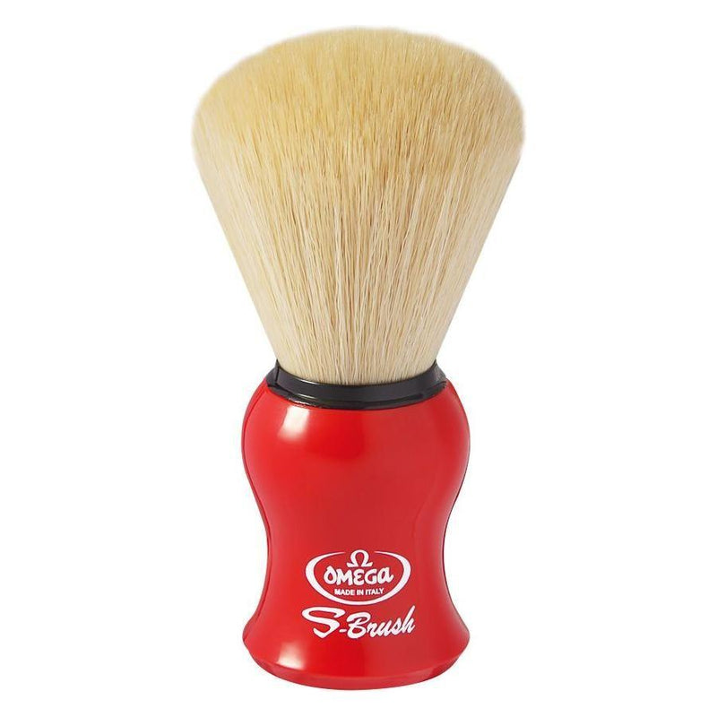 Omega Omega S-Brush Synthetic Boar Bristle Shaving Brush #S10065 (Assorted Colors) Shaving Brush