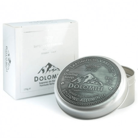 Saponificio Varesino Dolomiti In Aluminium jar Shaving Soap 150g