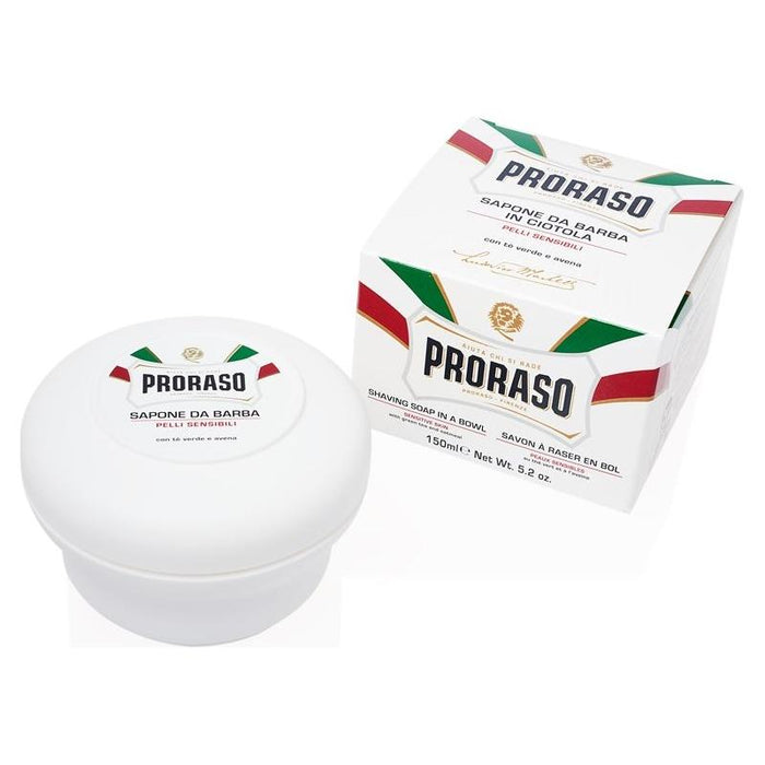 Proraso Sensitive Skin Anti-Irritation Shave Soap Green Tea And Oatmeal 5.2 Oz