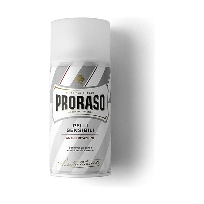 Proraso Shaving Foam With Green Tea And Oat Extract Sensitive Formula 10.6 Oz