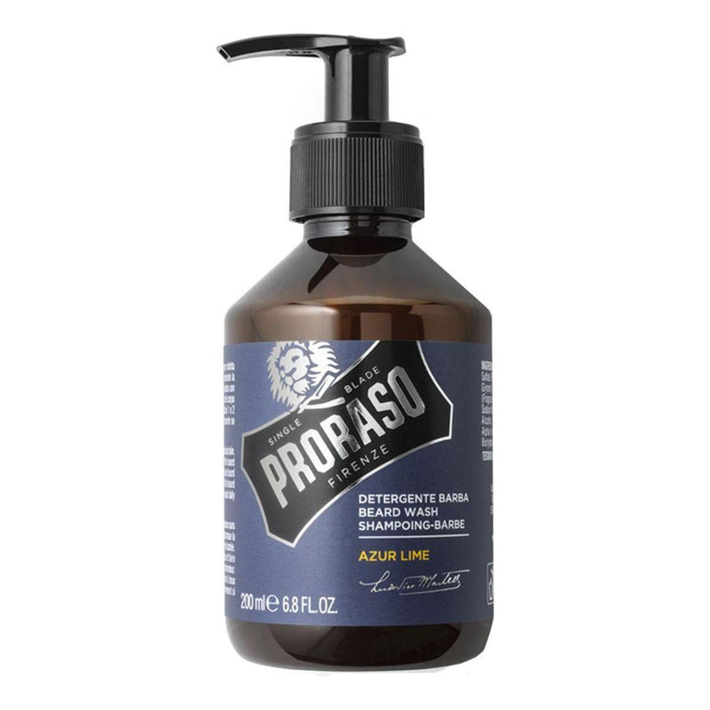 Proraso Proraso Single Blade Azur Lime Beard Wash 6.8 Oz Beard Wash