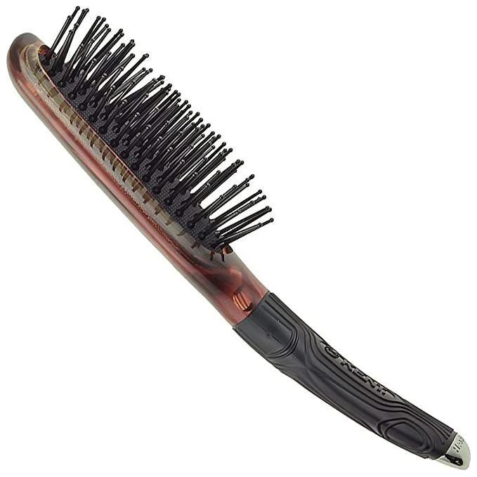 KENT Kent KB Headhog Hair Brush Air Cushioned, Nylon Ball Tipped Quills Hair Brush