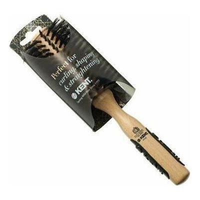 KENT Kent LC7 Finest Ladies Half Radial Hair Brush. 100% Pure Boar Bristle Hair Brush Light Gray