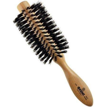 KENT Kent LC8 Half Radial Cherry Wood Black Bristle Hair brush Hair Brush Rosy Brown