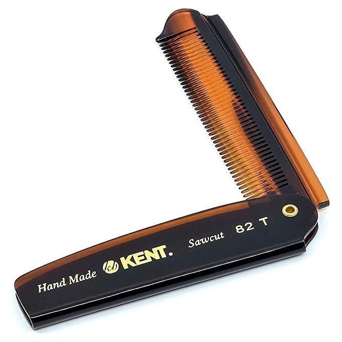 KENT Kent Handmade Comb 82T - Gentleman's Folding Pocket Comb Folding Pocket Comb