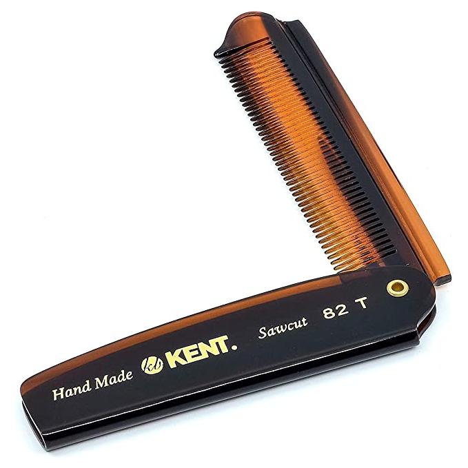 Kent Handmade Comb 82T - Gentleman's Folding Pocket Comb