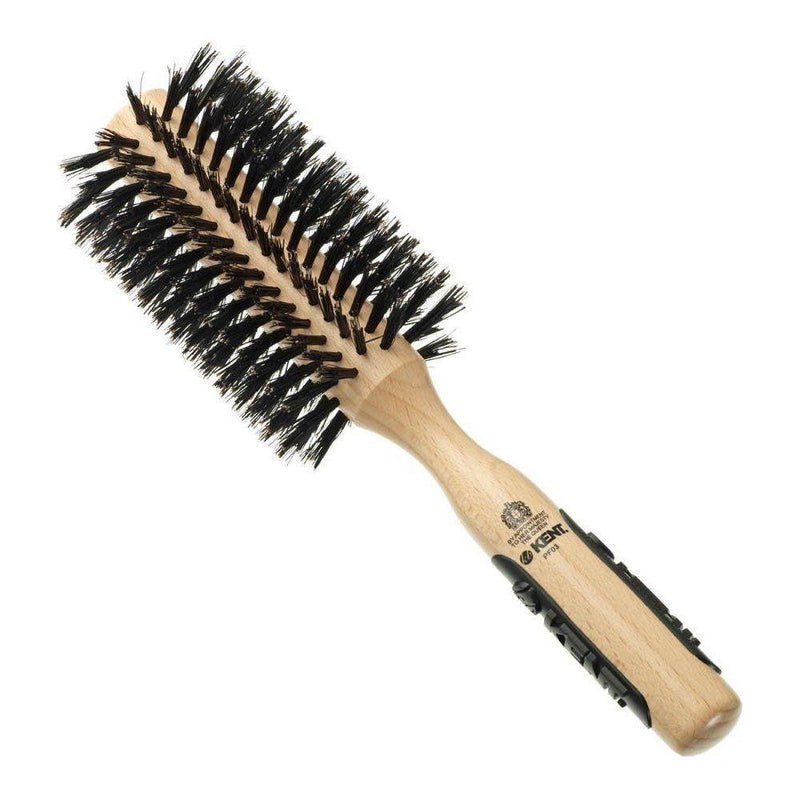 KENT Kent NS03 / PF03 Natural Shine, Pure Boar Bristle, Radial Hair Brush Hair Brush