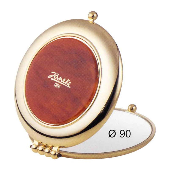 Janeke Pocket Mirror, Zeiss Lenses, Gold Plated D90, Au453