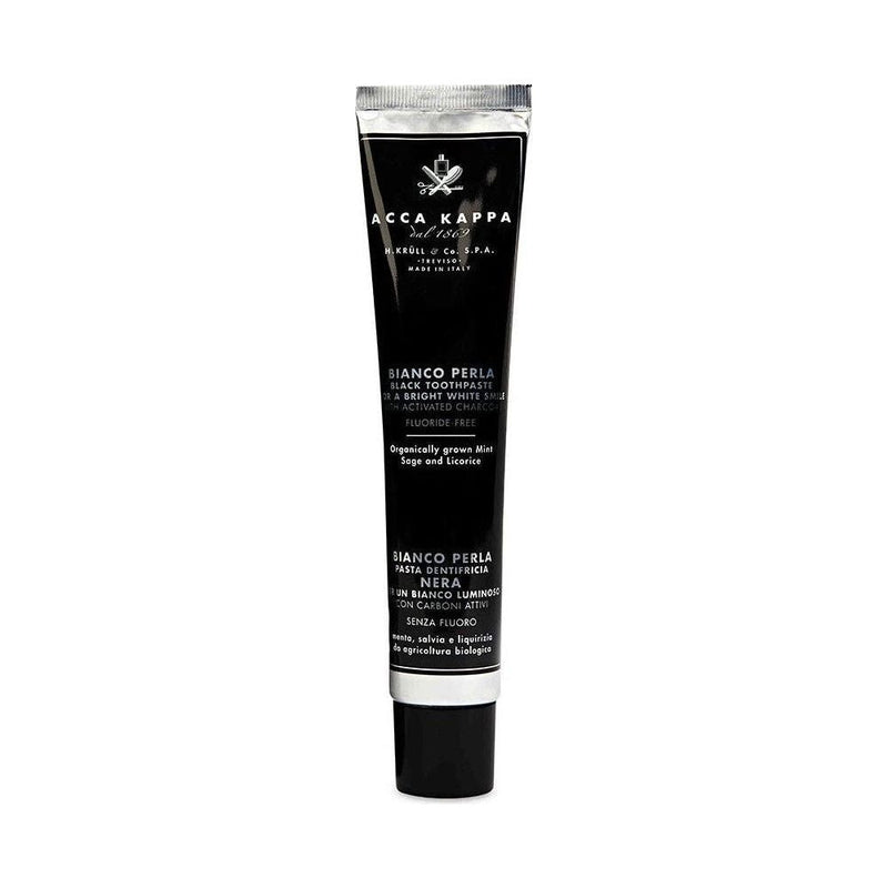 Acca Kappa Acca Kappa Blanco Perla Black Toothpaste Fluoride-Free 3.4 Oz Toothpaste