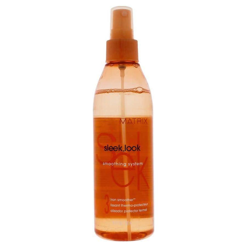 Matrix Matrix Sleek Look Smoothing System Iron Smoother Spray 8.5 oz Hair Smoothing Spray Wheat