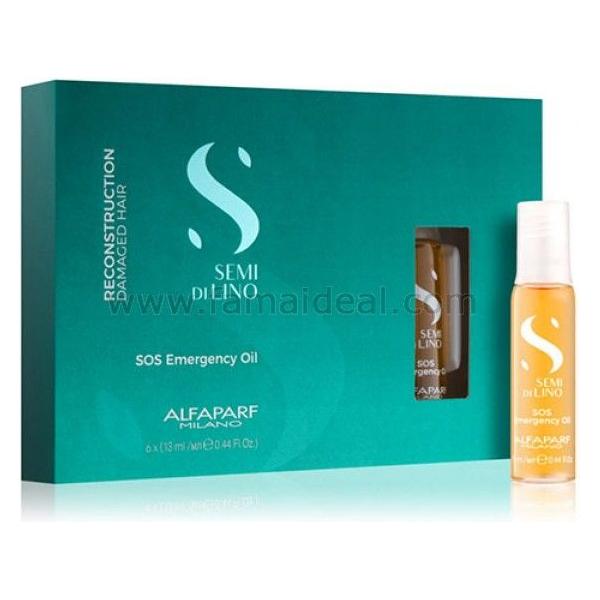 Alfaparf Alfaparf Semi Di Lino Reconstruction SOS Emergency Oil 0.44 oz Hair Oil