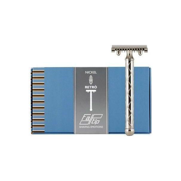 Fatip Fatip Retro Double Edge Safety Razor Nickel Open Comb 42116 Shaving & Grooming