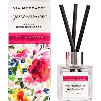 Via Mercato Via Mercato Primavera Spring Flowers Petite Reed Diffuser 1.3oz Reed Diffuser