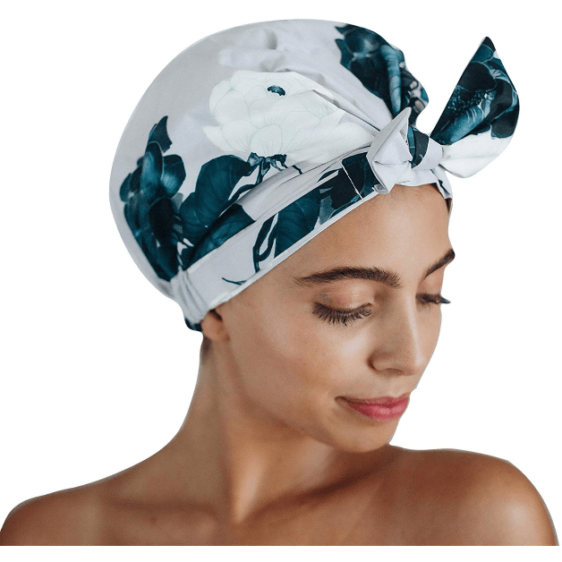 Kitsch Luxe shower cap reusable and waterproof