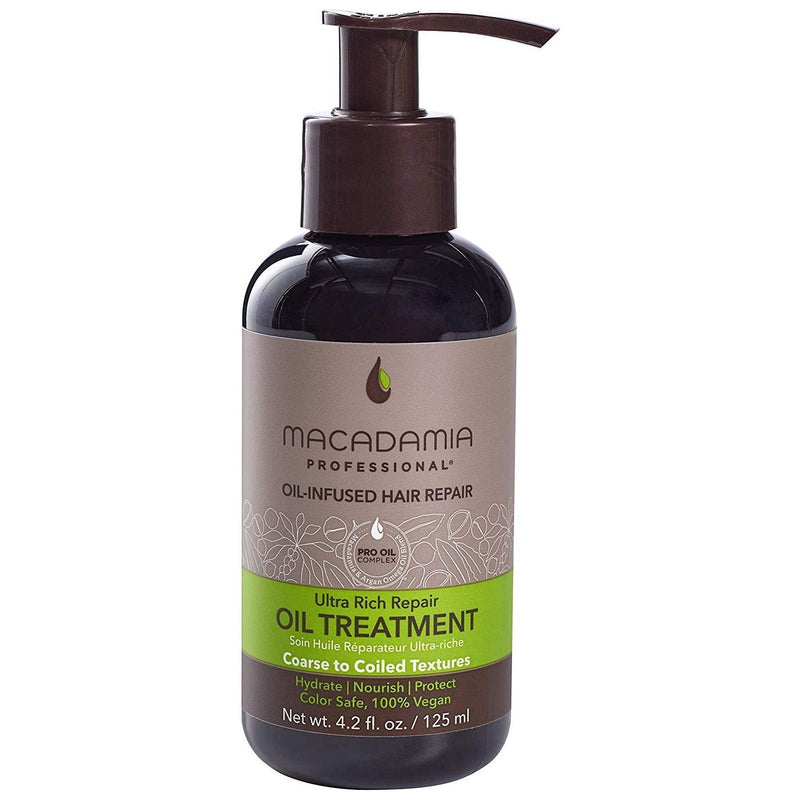 Macadamia Macadamia oil Ultra Rich Moisture Oil Treatment 4.2 oz Hair Oil Treatment Dark Slate Gray