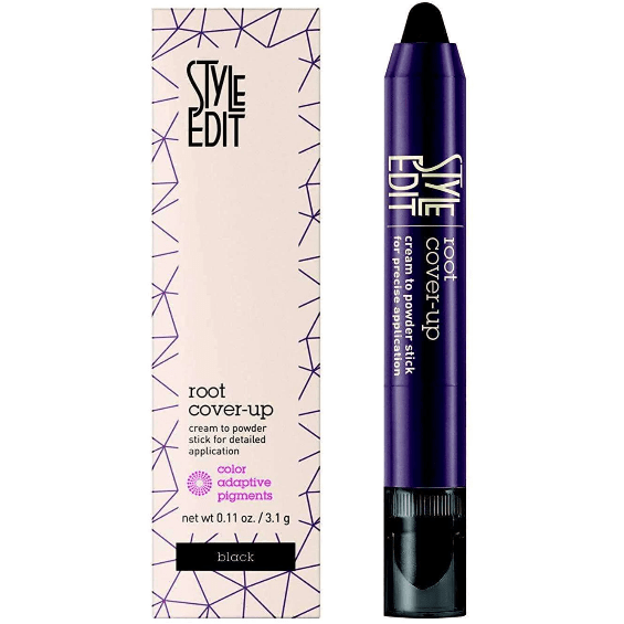 Style Edit Root Cover Up Stick Black 0.11 Oz