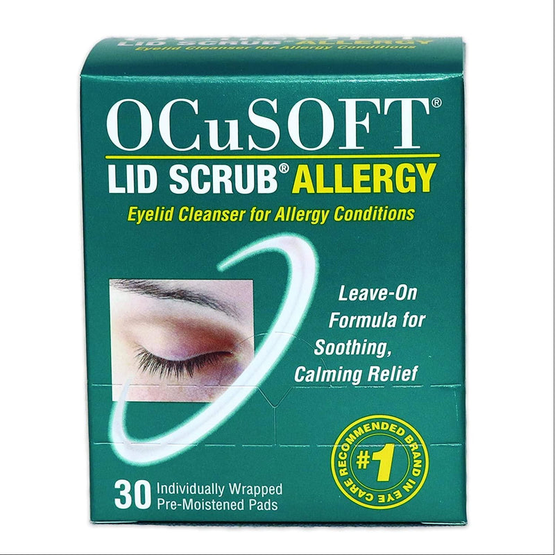 Ocusoft OCuSOFT Lid Scrub Allergy 30 Pads Eye Care Product