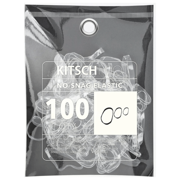 KITSCH KitSch No Snag Elastics - Clear Hair Elastics