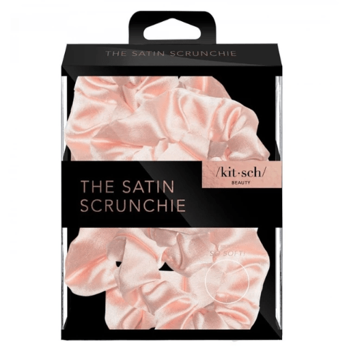 Kitsch The Satin Scrunchies Blush
