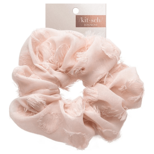 KITSCH KitSch Brunch Scrunchie - Frayed Linen Hair Scrunchie