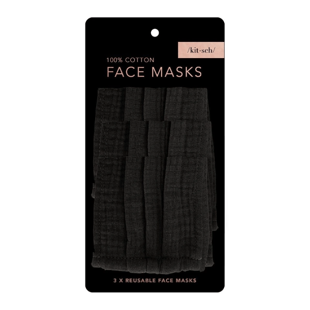 KitSch Face Masks Black
