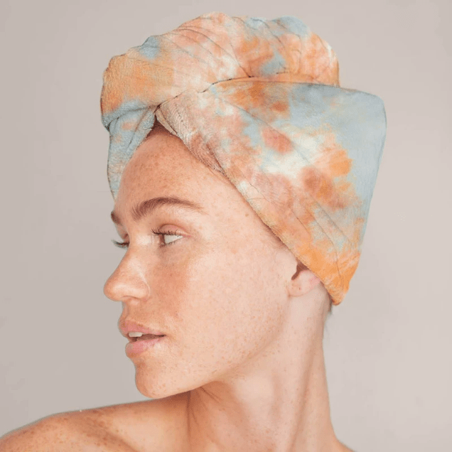 KitSch Microfiber Hair Towel - Sunset Tie Dye