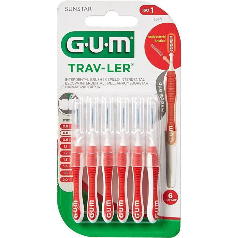Gum GUM Trav-ler Interdental Brush 0.8mm 1314 Interdental Brush