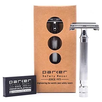 Parker Parker 82R Super HeavyWeight Butterfly Open Double Edge Safety Razor Safety Razor