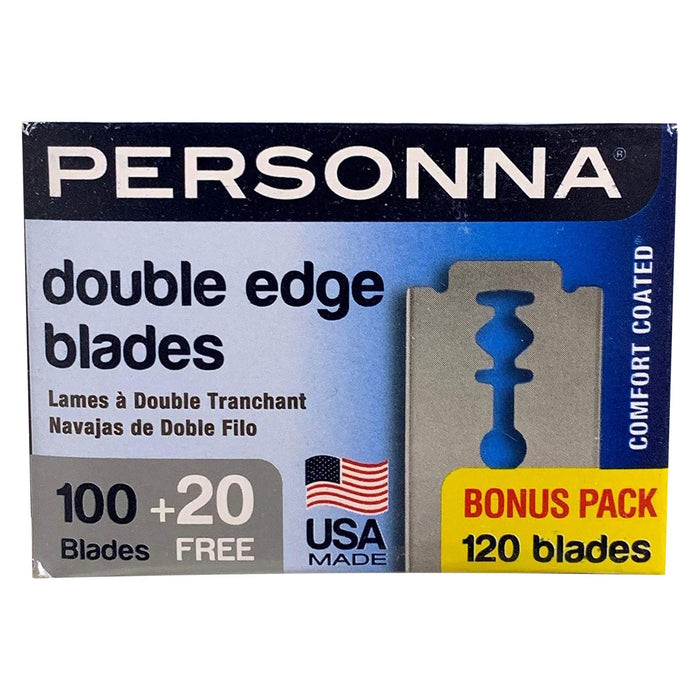 Personna Double Edge Blades - 120 Blades