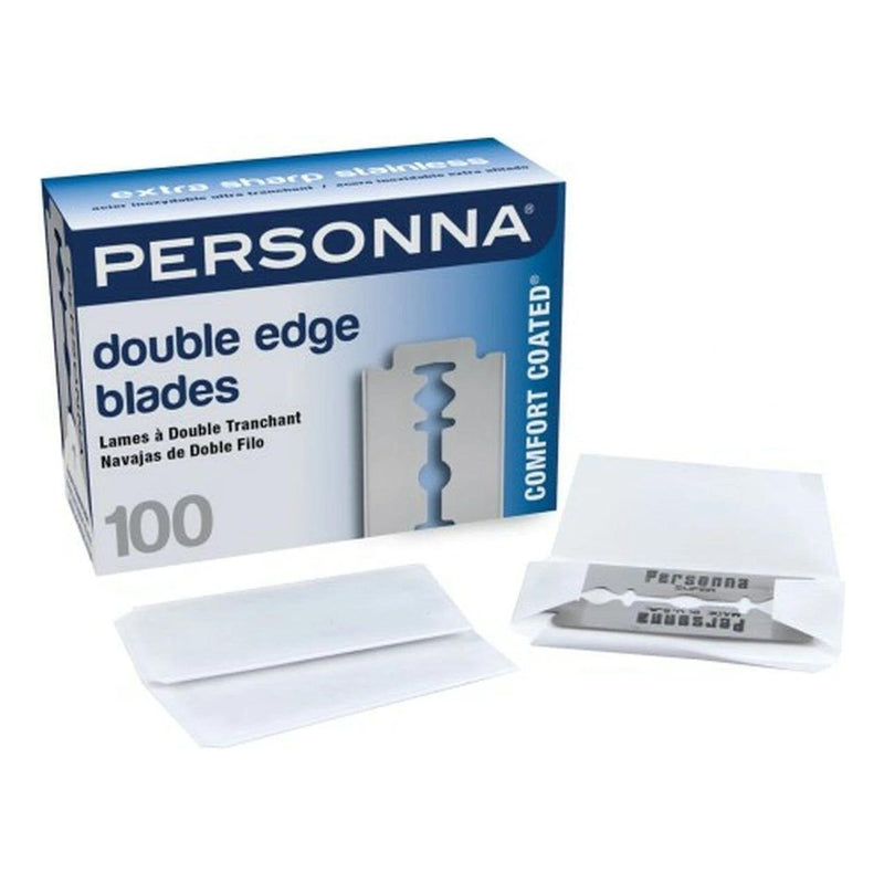 Personna Personna Double Edge Stainless Steel Blades 100 Blades Shaving Blades