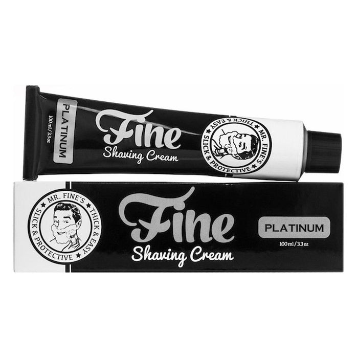 Fine Platinum Shaving Cream Tube 3.3 oz