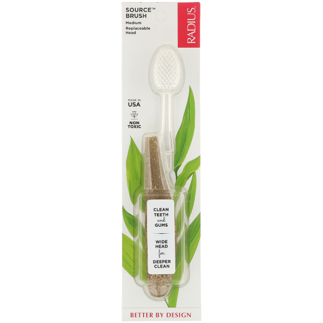 Radius Radius Toothbrush With Replacement Head - Medium Toothbrush