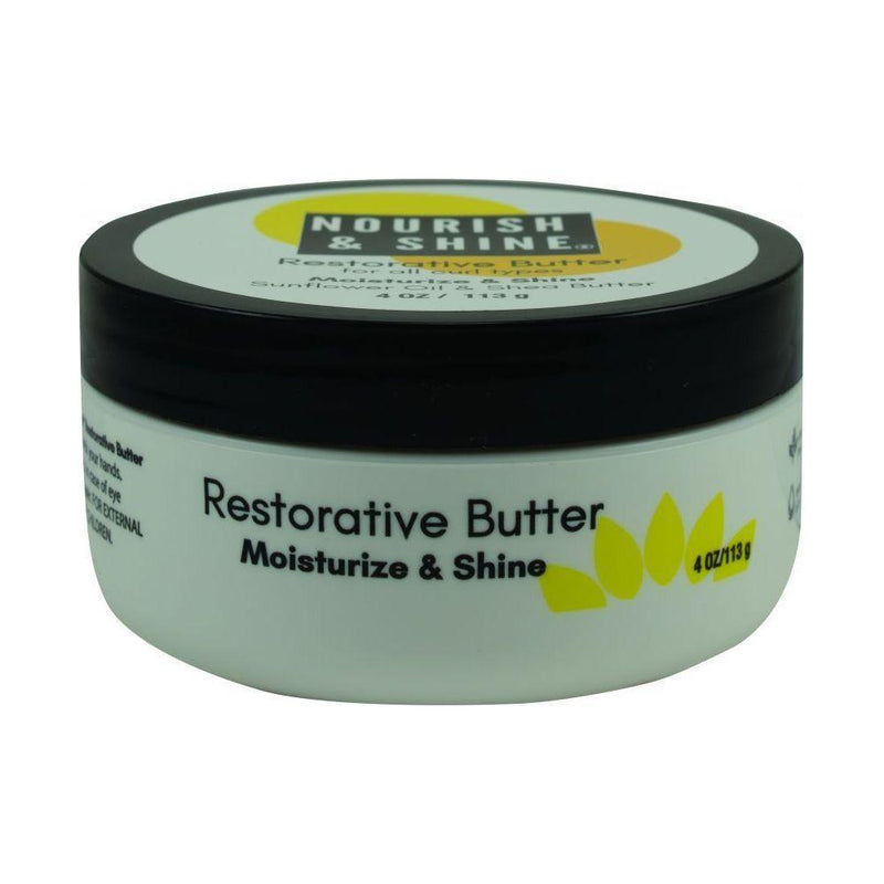 Nourish & Shine Nourish & Shine Restorative Butter -4oz Hair Butter Dark Sea Green