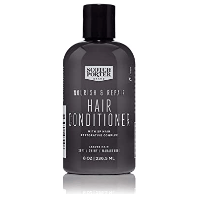 Scotch Porter Scotch Porter Nourish & Repair Hair Conditioner, Men's Hydrating Deep Conditioner 8 oz Hair Conditioner