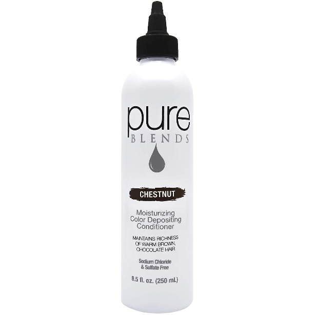 Pure Blends Pure Blends Hydrating Color Depositing Conditioner Chestnut 8.5 oz / 250 ml Hair Conditioner