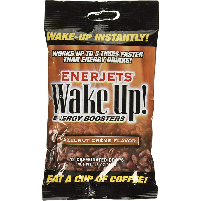 Enerjets Wake Up Energy Booster Drops Hazelnut Creme Flavor (12ct)