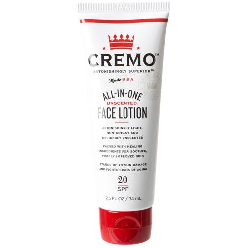 Cremo All-In-One Unscented Face Lotion Spf 20 - 2.5 Oz