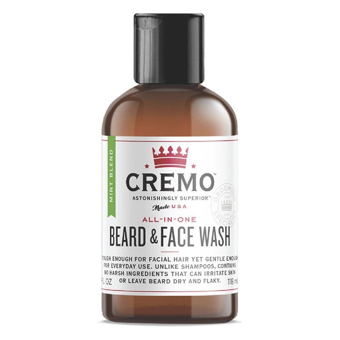 Cremo All-In-One Beard & Face Wash 4 Oz