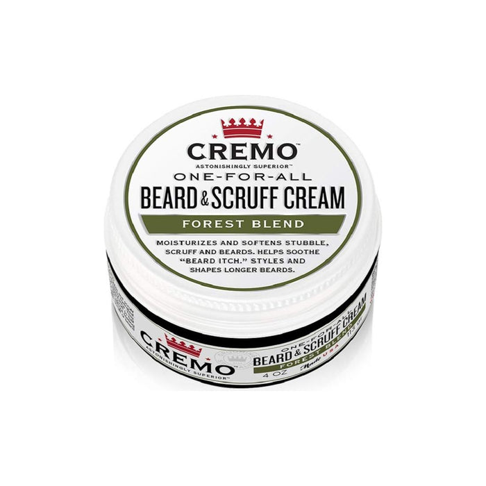 Cremo Beard & Scruff Cream Forest Blend 4 Oz