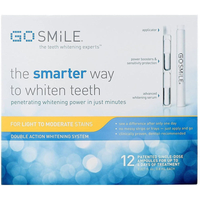 Go Smile Go Smile Double Action Whitening System 6-Day Kit 12 Count Teeth Whitening Kit