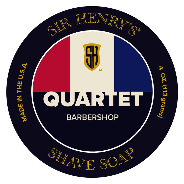 Sir Henry's Quartet Barbershop Shave Soap 4 Oz
