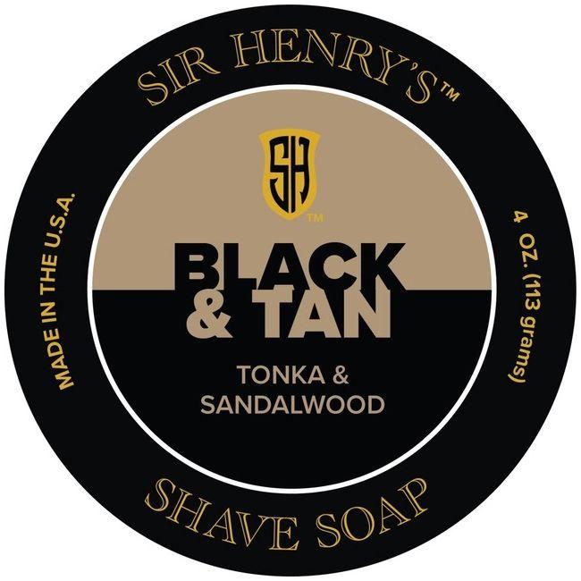 Sir Henry's Black & Tan Shave Soap 4 Oz