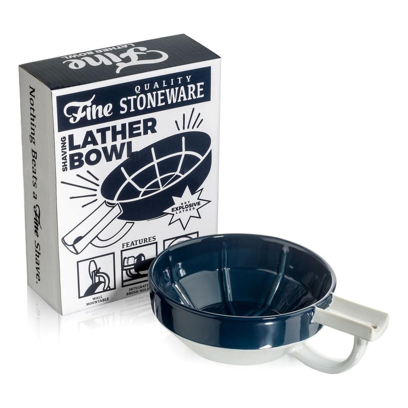 Fine Fine Wet Shave Lather Bowl Blue Shaving & Grooming