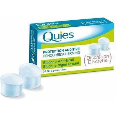 Quies Quies Protection Auditive Earplugs (Discreet) 3 Pairs Earplugs