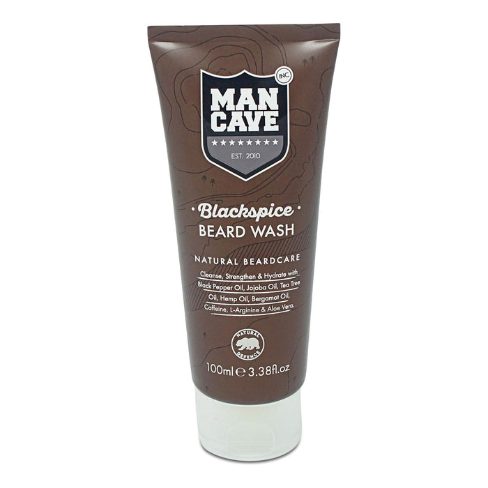 Mancave Black Spice Beard Wash 3.3 Oz